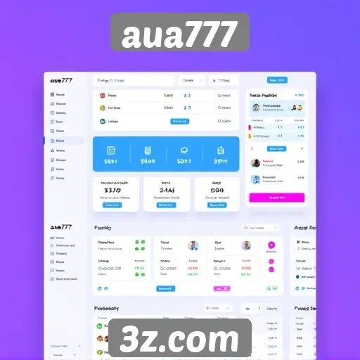Análise da interface do site aua777
