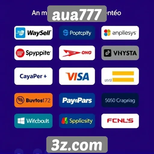 Métodos de pagamento aceitos no aua777